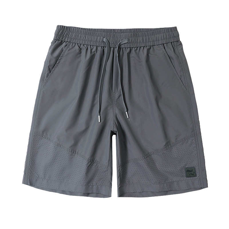 简格轻奢夏季薄款五分裤男士透气速干工装短裤宽松外穿运动休闲裤 - 图3