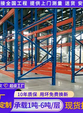 重型货架仓库仓储货架厂大型库房五金横梁式承重板材托盘货架