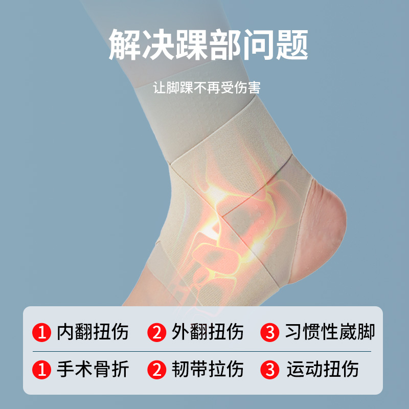 护踝护脚踝套扭伤恢复固定康复防崴脚踝腕关节保护套男女运动护具-图1