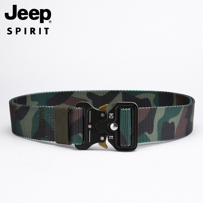 Jeep spirit吉普眼镜蛇卡扣机能战术腰带皮带男潮工装裤加长帆布,淘宝优惠券,粉丝福利购,淘宝优惠卷