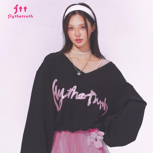 FTT FlyTheTruth『微甜朗姆酒』INS复古植绒蕾丝半身裙女夏季短裙 - 图1