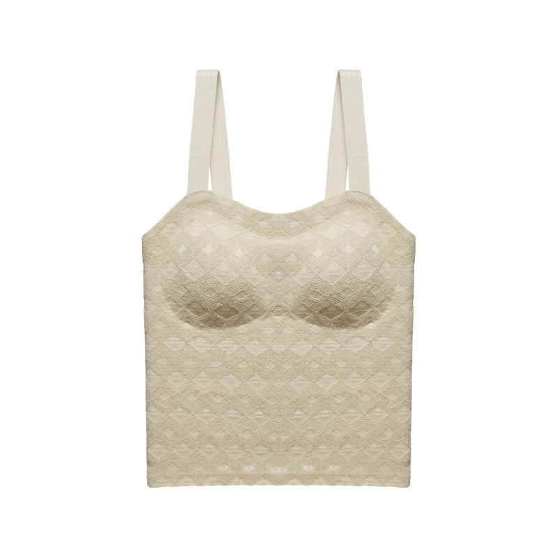 曼娜莎春季新款蕾丝绒花针织保暖背心免穿文胸外穿百搭打底衣,淘宝优惠券,粉丝福利购,淘宝优惠卷