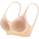 Mannasha's new traceless comfortable and gathering hole cup soft steel ring underwear for women's breathable side breasts and light bra
