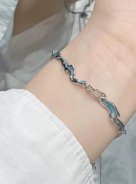 手链闺蜜双人超仙闺蜜手链二人磁吸网红闺蜜手链古风法式高级手环