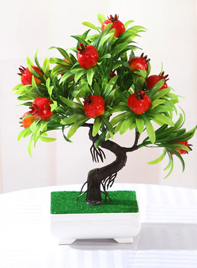 2025新款仿真绿植水果盆栽耐看多肉室内装饰仿真植物厂家直销艺术