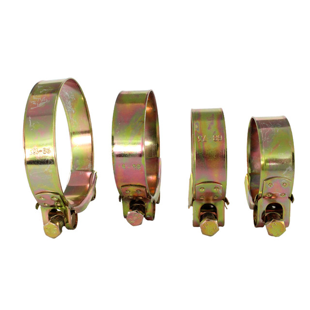 Strong throat clamp galvanized clamp fixed pipe iron wire reinforced hoop heavy European water pipe oil pipe clamp