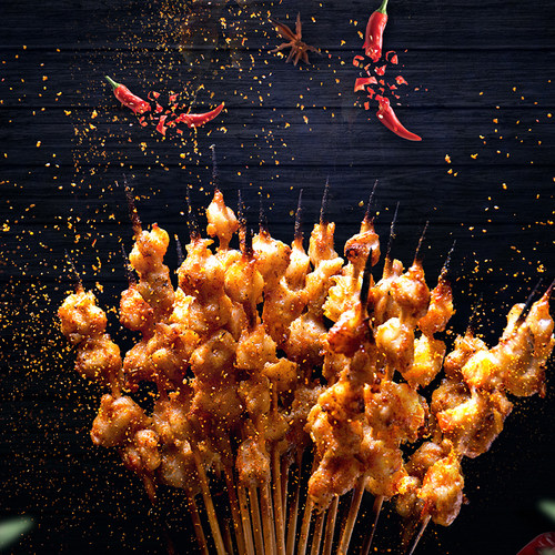 富琳特孜然香辣包小包2g*100包商用烧烤撒料炸鸡翅烤肉调味料家用 - 图2