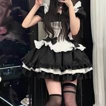 Miracle Warm Cosplay Cosplay Black & White Big Guy Servant Super Cute Maid Lolita Loretta Princess Dress Suit
