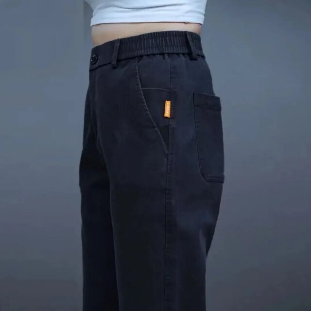 Summer ice silk ຜູ້ຊາຍບາງໆ workwear pants ບາດເຈັບແລະຊື່