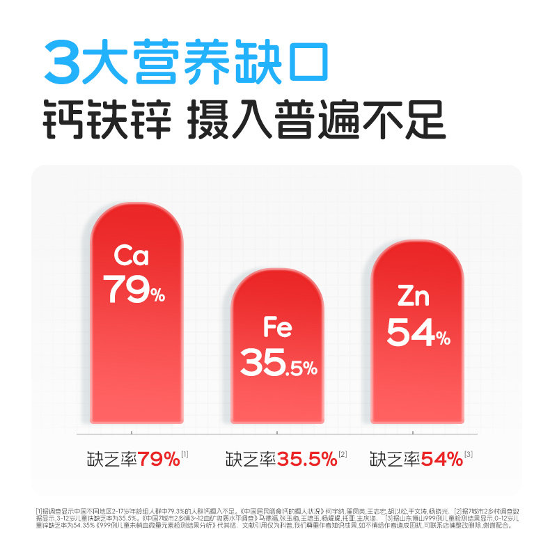 诺特兰德钙铁锌口服液补钙铁锌直饮包液体钙儿童柠檬酸钙非钙片