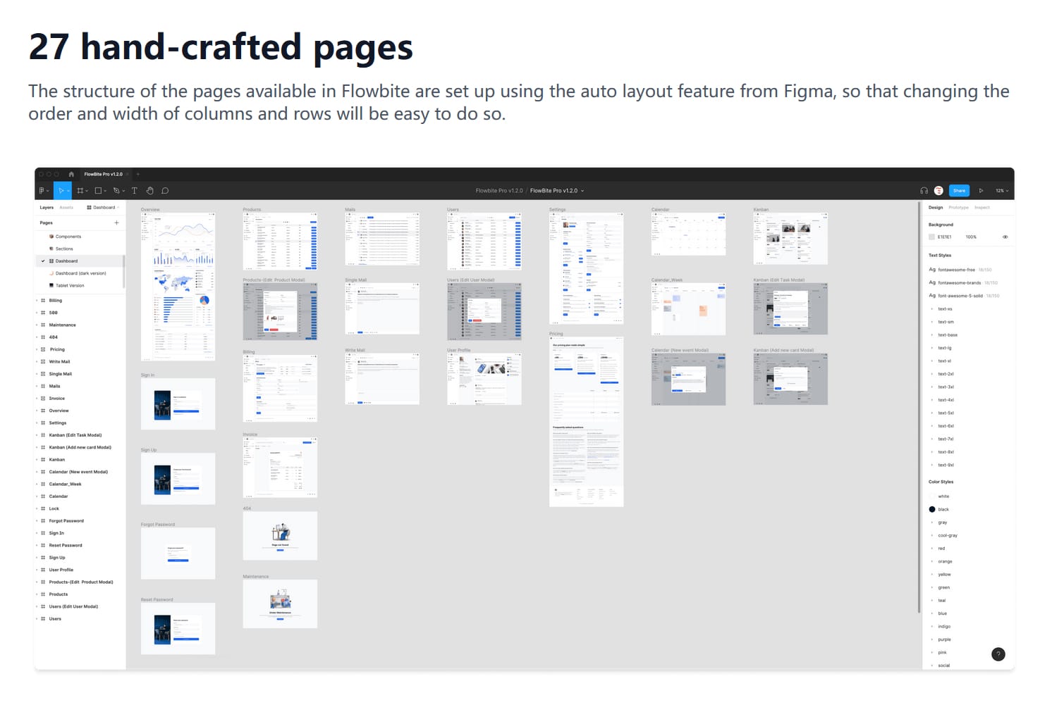 Flowbite Pro v2.9 - Figma 组件库&设计系统 Tailwind CSS - 图0