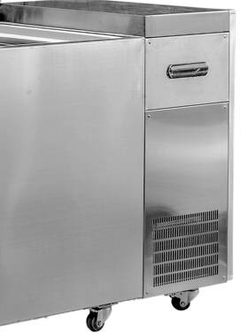 零下65℃内外304不锈钢商用速冻低温卧式海鲜渔船超低温冰柜