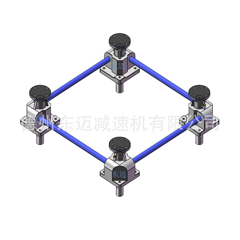 SP齿轮齿条同步升降器 蜗轮丝杆升降机 RJ50齿条式升降机构