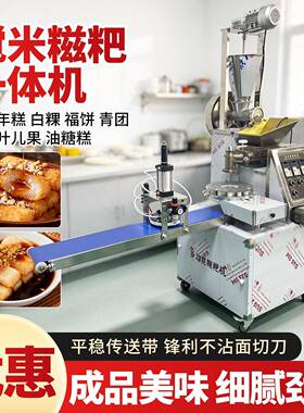 商用全自动糯米糍粑机多功能年糕饵块青团芋圆包馅机仿手工打糕机
