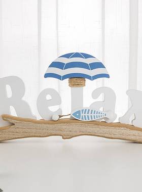 地中海创意小鸟沙滩椅摆件家居电视柜酒柜装饰品树枝小鸟客厅摆设