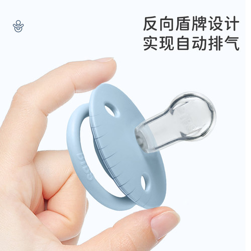 丹麦bibs安抚奶嘴宝宝硅胶奶嘴0到6个月6月一岁以上新生儿防胀气 - 图2