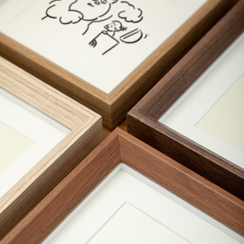 ins卡通文字正方形相框5寸6寸7寸8寸油画棒画框挂墙创意复古摆台,淘宝优惠券,粉丝福利购,淘宝优惠卷