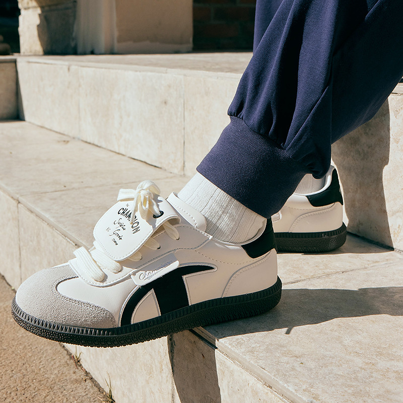 Champion冠军冬季红色T头德训鞋男女儿童亲子魔术贴运动加绒板鞋,淘宝优惠券,粉丝福利购,淘宝优惠卷