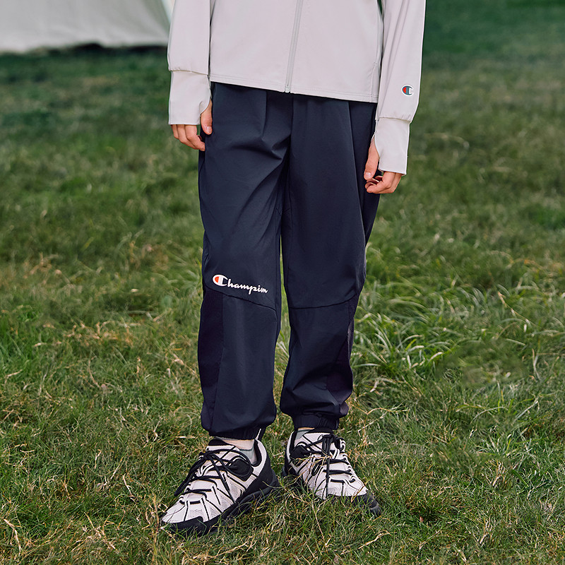 【凉感防晒UPF50+】Champion冠军男女童25秋季户外弹力防蚊长裤子,淘宝优惠券,粉丝福利购,淘宝优惠卷