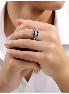 新款男士戒指个性霸气潮流单身食