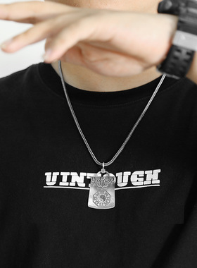 新款时尚吊坠男士挂件饕餮纹男女