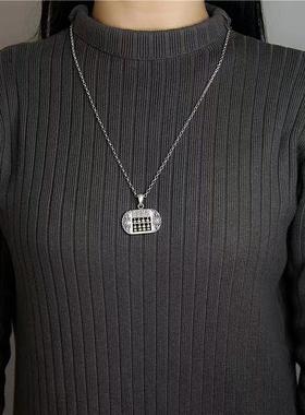 新款算盘吊坠女复古个性算盘挂件