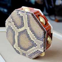 Black Sandalwood Branches Red Wood Star Anise Drum Wild Leather Folk Musical Instruments Adult Children Dance Qu Arts Rap Play Percussion