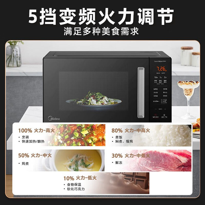  美的微蒸烤微波炉