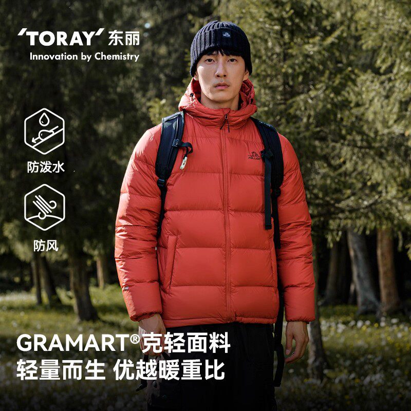【经典2.0】伯希和800蓬鹅绒羽绒服女新款户外防风短款轻薄外套男
