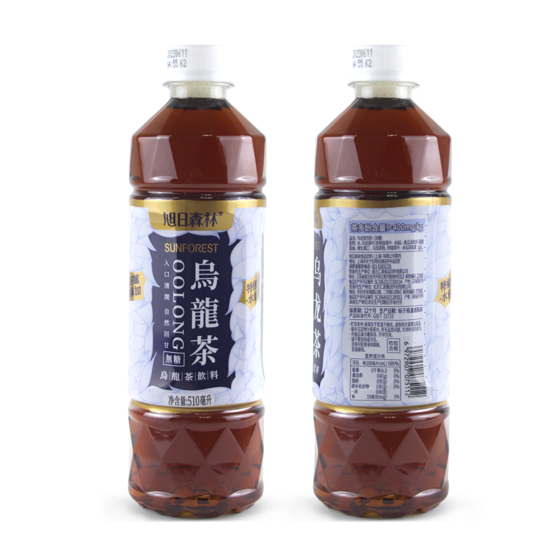 旭日森林0糖0脂乌龙茶饮料500ml*15瓶整箱入口清潤自然回甘乌龙茶 - 图3