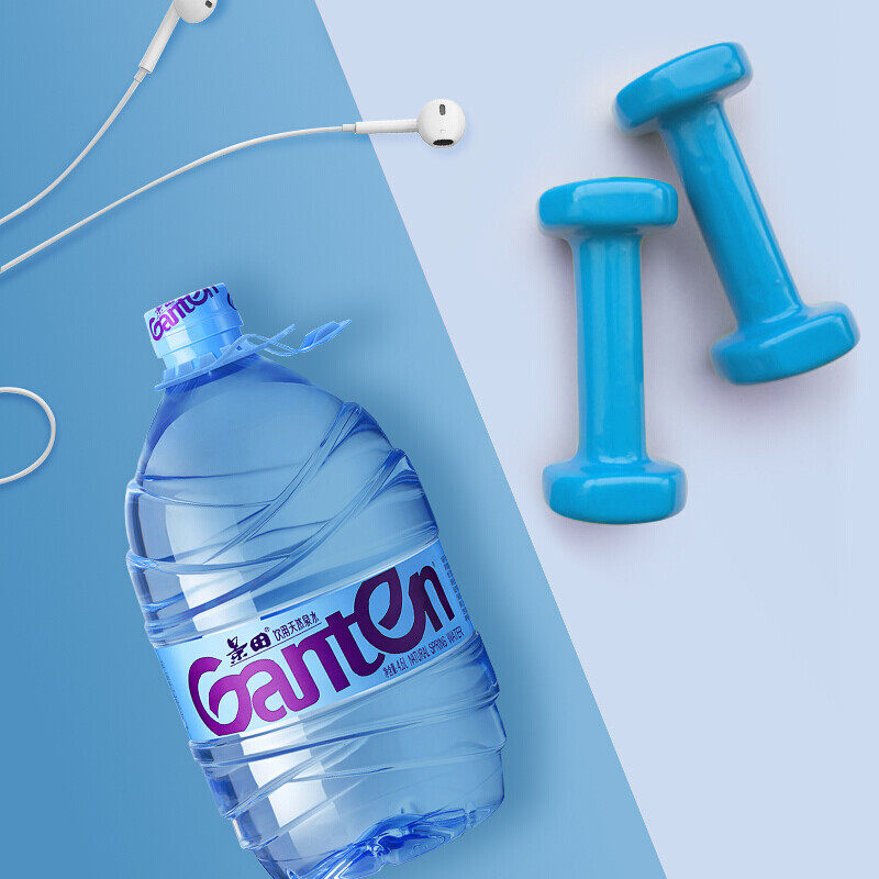 景田天然泉水4.6L*4大桶装整箱冲奶泡茶用水非矿泉水纯净水饮用水,淘宝优惠券,粉丝福利购,淘宝优惠卷