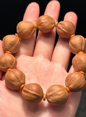 大尺寸铁核原籽橄榄核手串