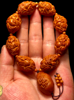 八大财神橄榄核手串多款尺寸
