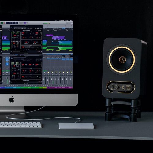 TANNOY 天朗 GOLD5/7/8寸专业有源监听同轴音箱HiFi桌面书架音响 - 图2