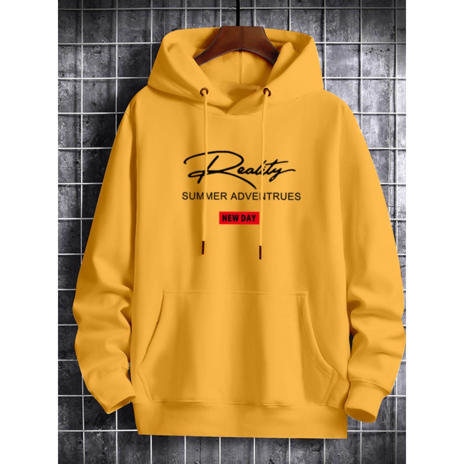 GOOMILLEE美式潮牌重磅纯棉卫衣男2025春秋新款宽松大码连帽上衣 - 图2