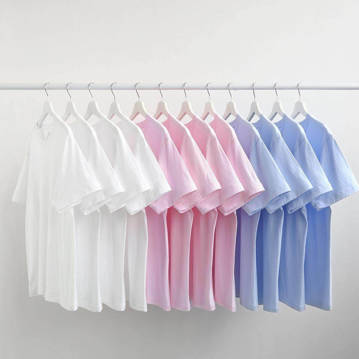 home daily 多巴胺穿搭&克什米尔蓝 220g重磅T恤男女休闲圆领短袖,淘宝优惠券,粉丝福利购,淘宝优惠卷