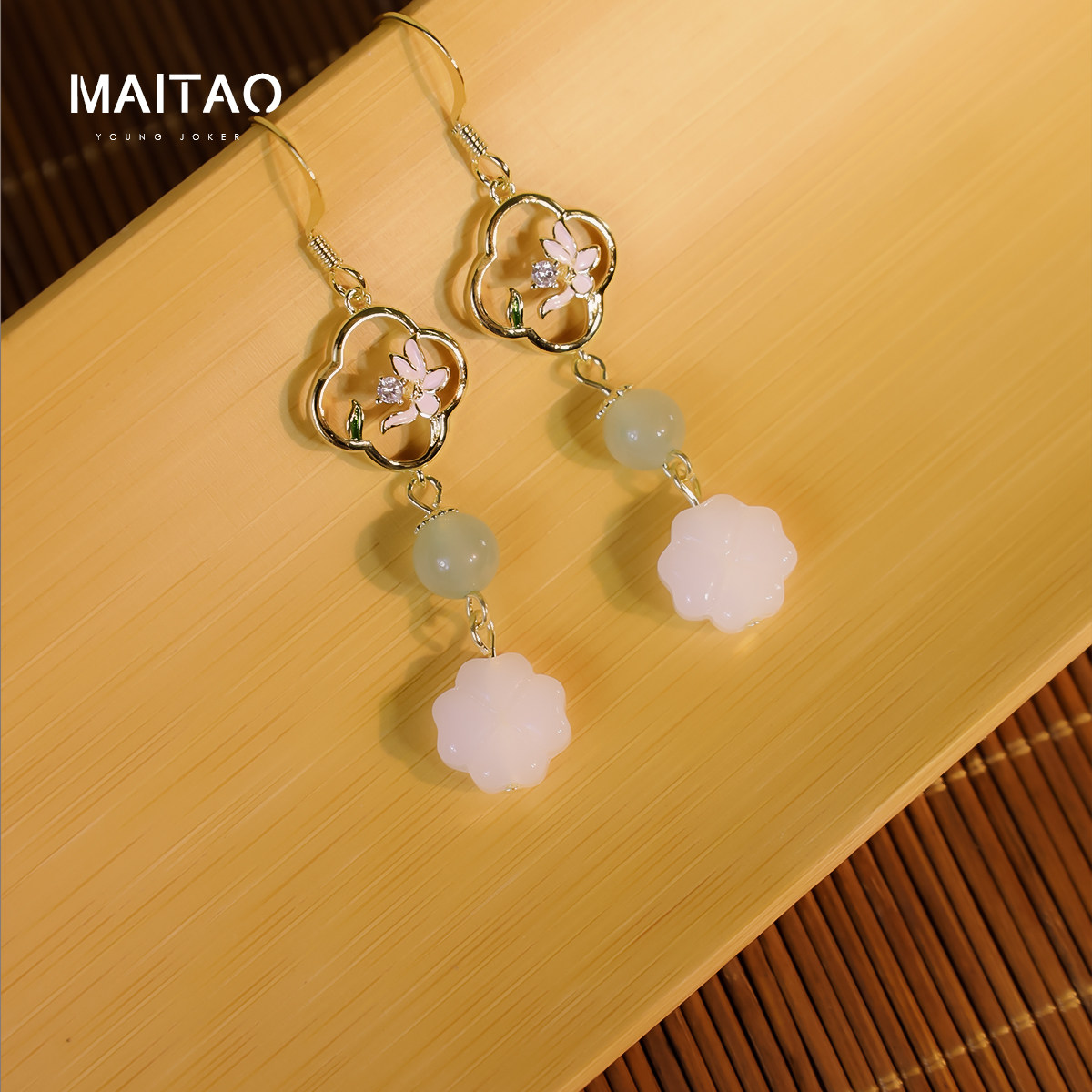 适合春天的新中式流苏耳环女2025新款爆款旗袍配汉服古风耳钉耳饰,淘宝优惠券,粉丝福利购,淘宝优惠卷