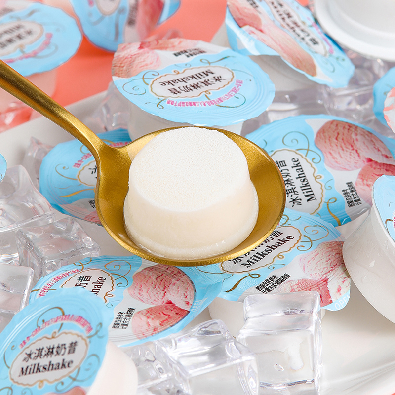 猫村长冰淇淋化了奶昔草莓味酸奶味整箱400g/箱