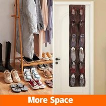 Door Hanging Shoe Storage Bag 12 Mesh Pockets Hanging Shoe