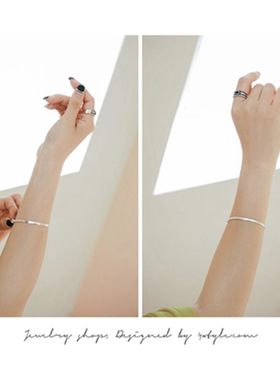 手链女款 韩国气质甜美细扁蛇骨简约时尚学生饰品