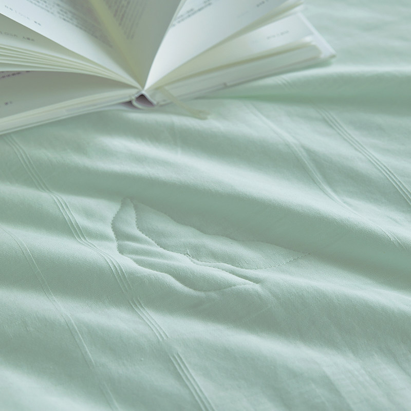 奥若拉全棉大豆纤维凉感空调被沁芯抗菌夏凉被