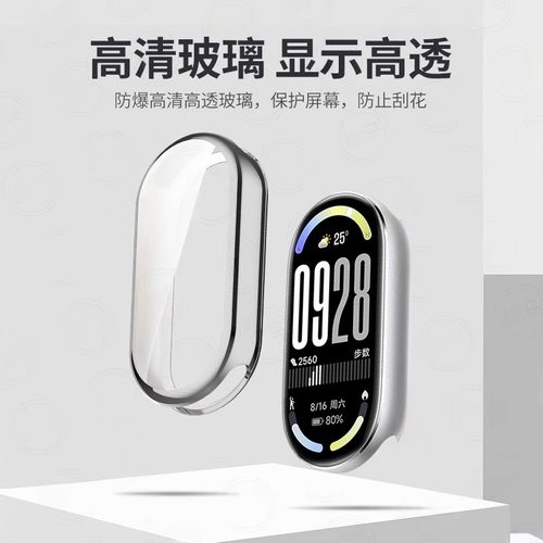适用小米手环10保护壳小米手环10陶瓷特别版保护套全包壳膜一体高清钢化膜小米手环9nfc版电镀软壳硬壳配件 - 图1