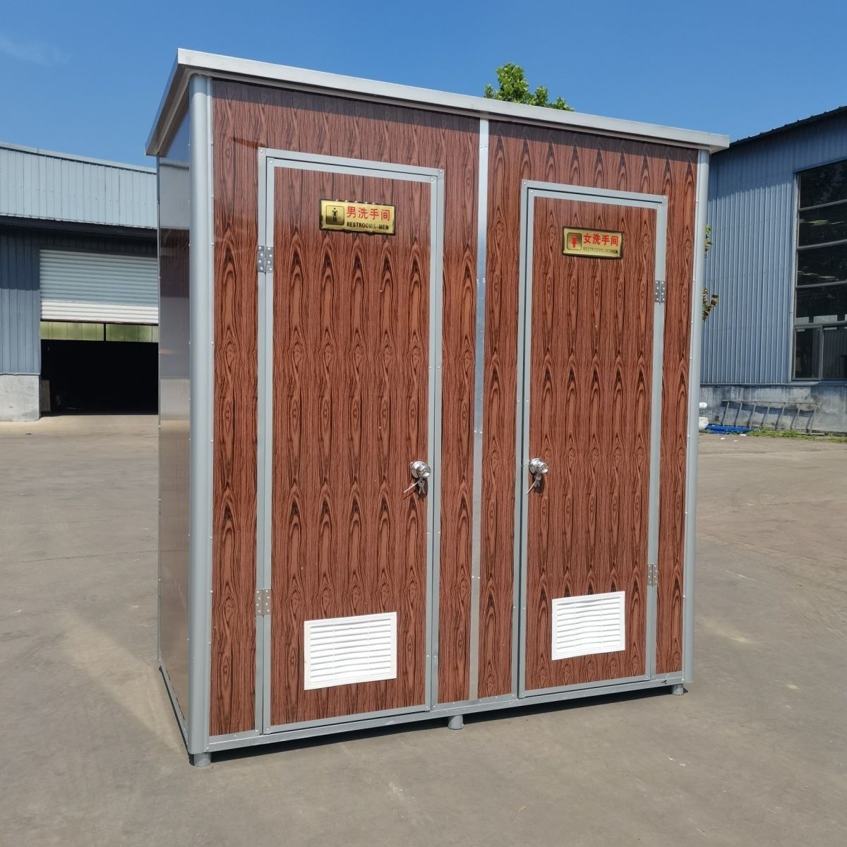 户外移动厕所卫生间家用农村旱厕改造工地临时活动简易室外淋浴房 - 图3