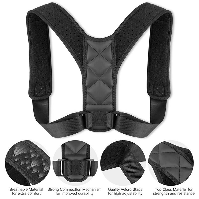 Vieruodis Brace Support Belt Adjustable Back Posture Correct - 图1