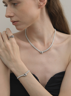 董生活同款iKiCo绳结手链纯银女