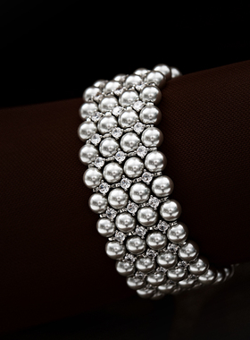 苏苏同款iKiCo弹力珍珠手镯高级