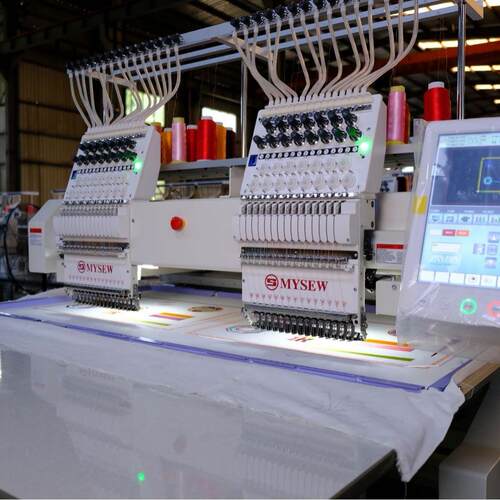 美尔绣MJS1502(60*60cm) 15针2头泰智系统商用型电脑全自动绣花机 - 图2