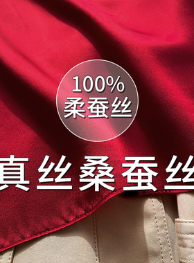 杭州丝绸丝巾纯色女春秋夏季