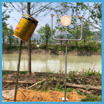 Slingshot target Mise En 304 stainless steel target fork Target Hearts Slingshot Target frame Outdoor Practice Target Red Bull Tank to hit the target