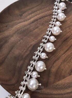 流苏珍珠多莉妮女水钻